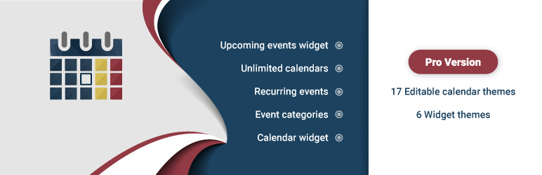 Calendar by WD – Responsive Event Calendar for WordPress　メインビジュアル